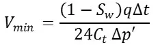 minimum connected volume