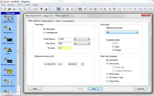 well test program