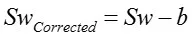 corrected wellbore skin